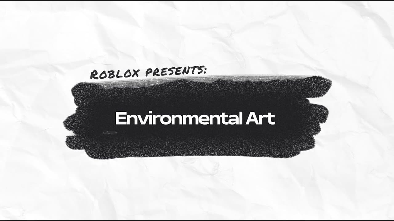 Roblox Creator Hub environmental art video preview